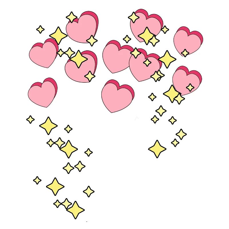 Herzen Sterne Liebe Romantisch Valentin Paar