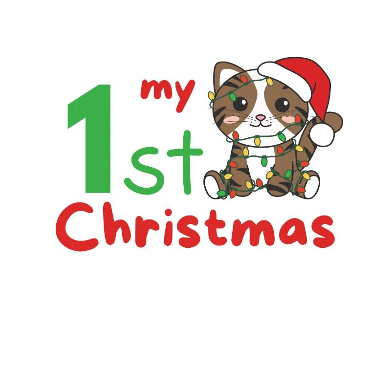 Chat de Noël Chats mon 1er Noël