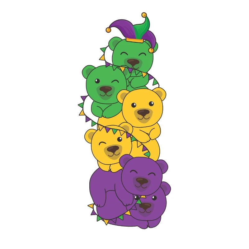 let the shenanigans begin Mardi Gras Bear Tower