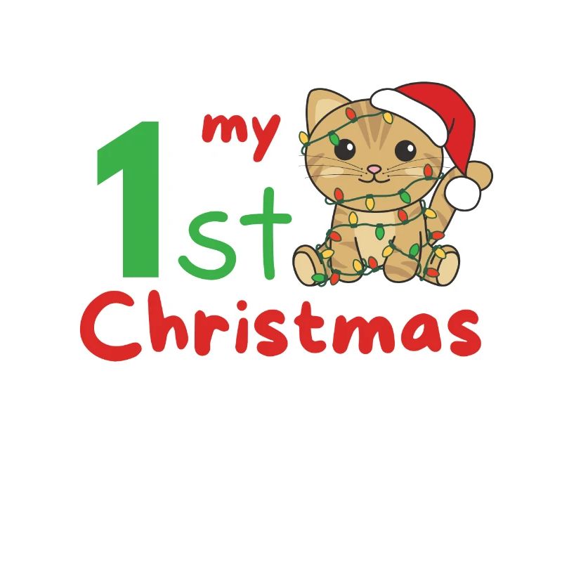 Chat de Noël Chats mon 1er Noël