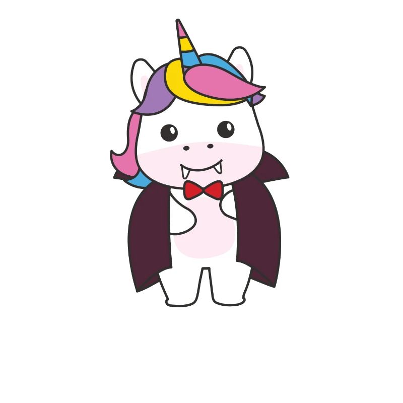 Licorne Joyeux Halloween Mignon Costume de Vampire