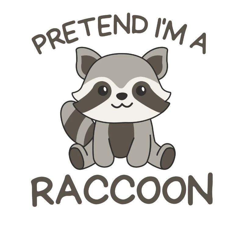 Stell dir vor ich bin ein Waschbär Halloween