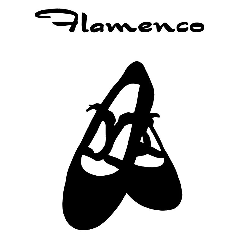 Flamenco shoes with Text