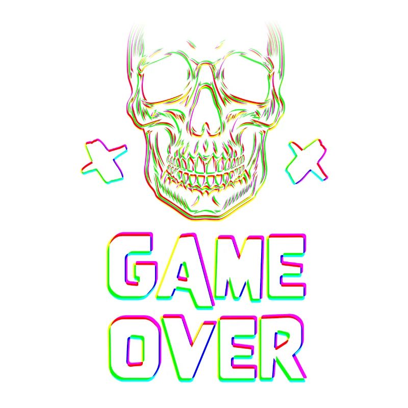 Game Over Skull