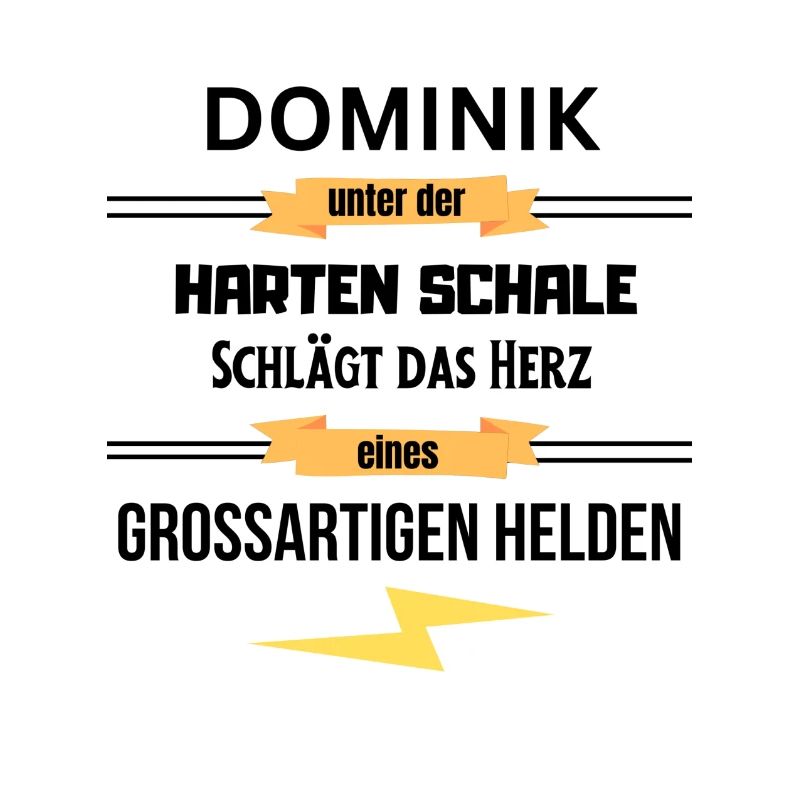 Dominik harte Schale eines Großartigen Helden