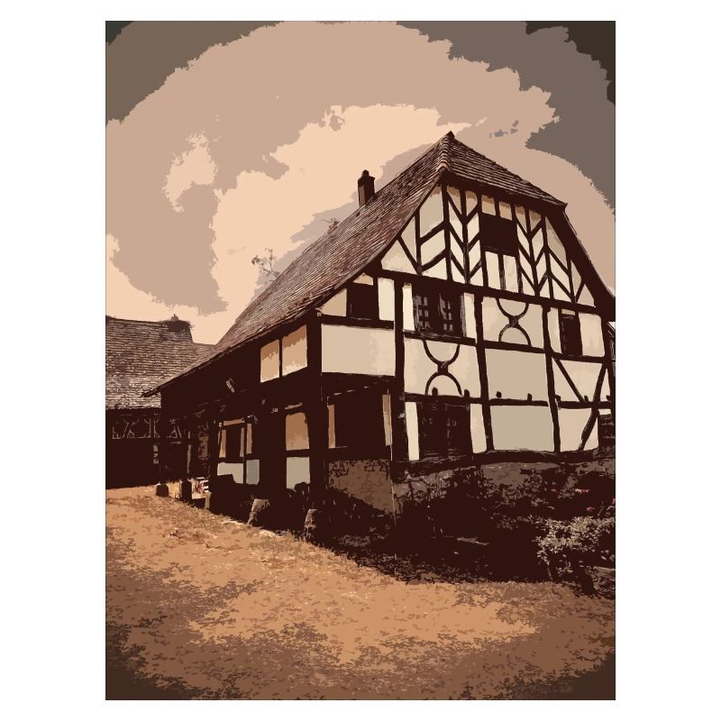 Maison Alsacienne Dessin