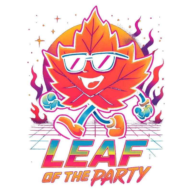 Blatt der Party Happy Fall Ernte Herbstblatt