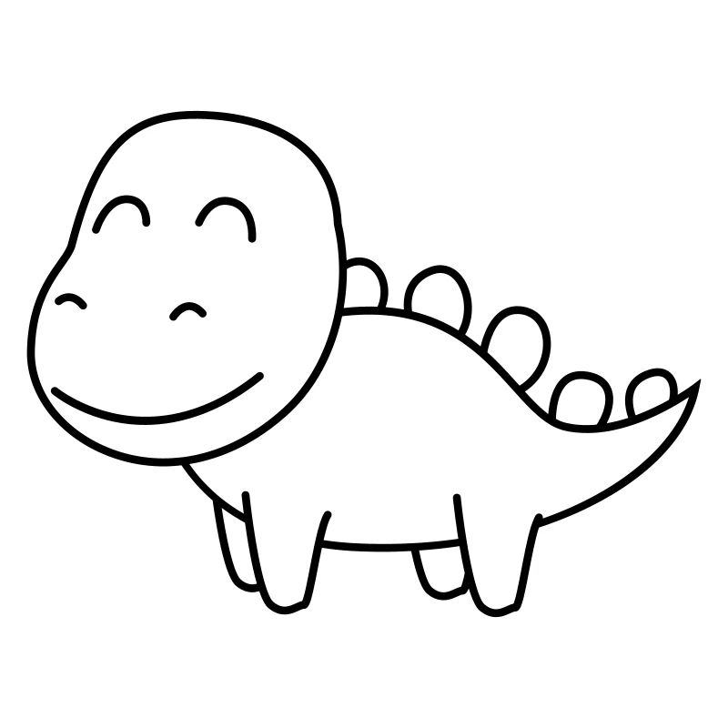 Dinosaur stegosaurus Comic