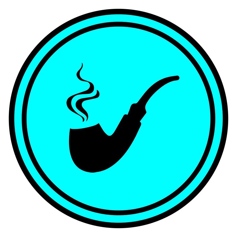 Smoking a pipe