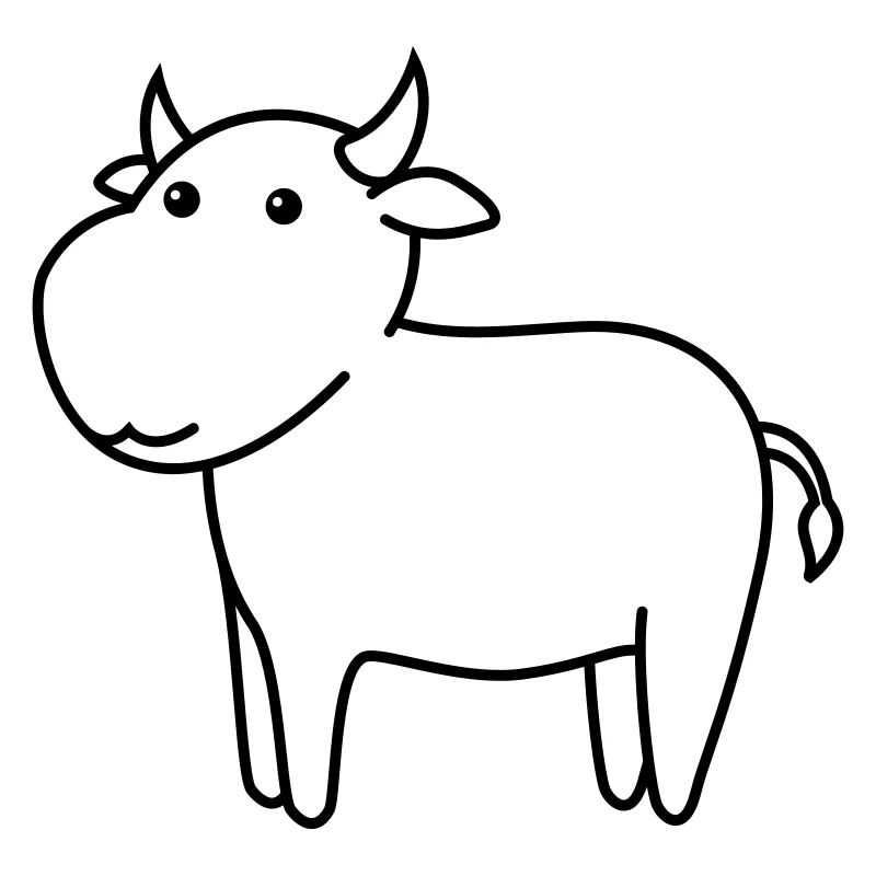 Taureau Comic Animal