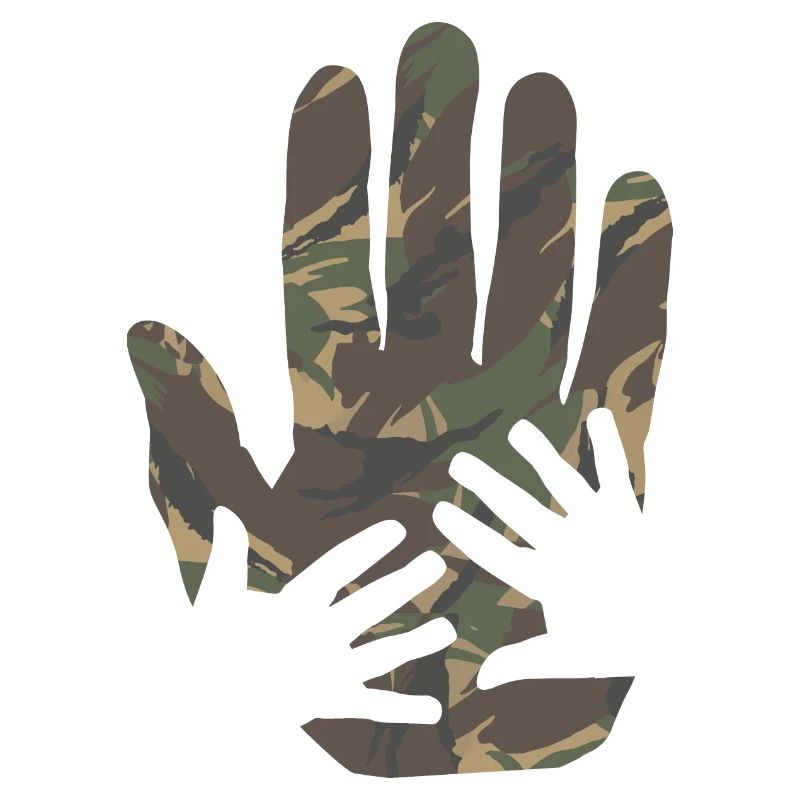 camo hands dutch army pattern
