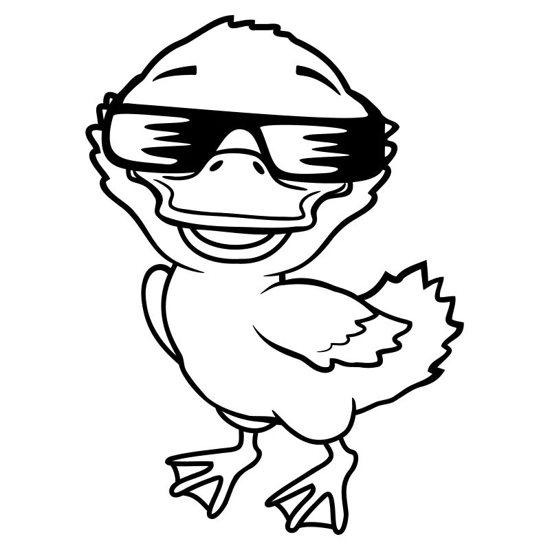 Cool Duckling Lunettes de soleil Comic