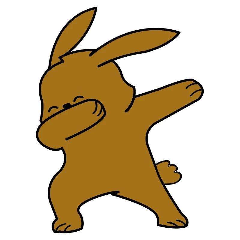 dabbing rabbit