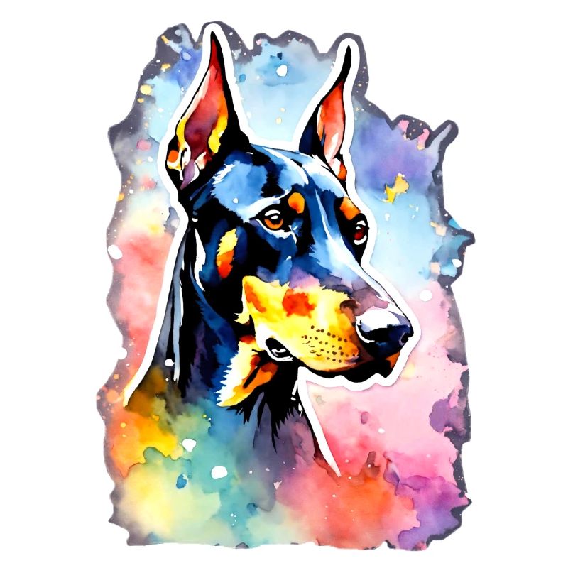 Doberman chien Doberman