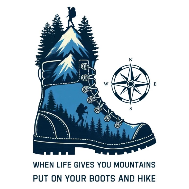 Mountain Boot with Compass
