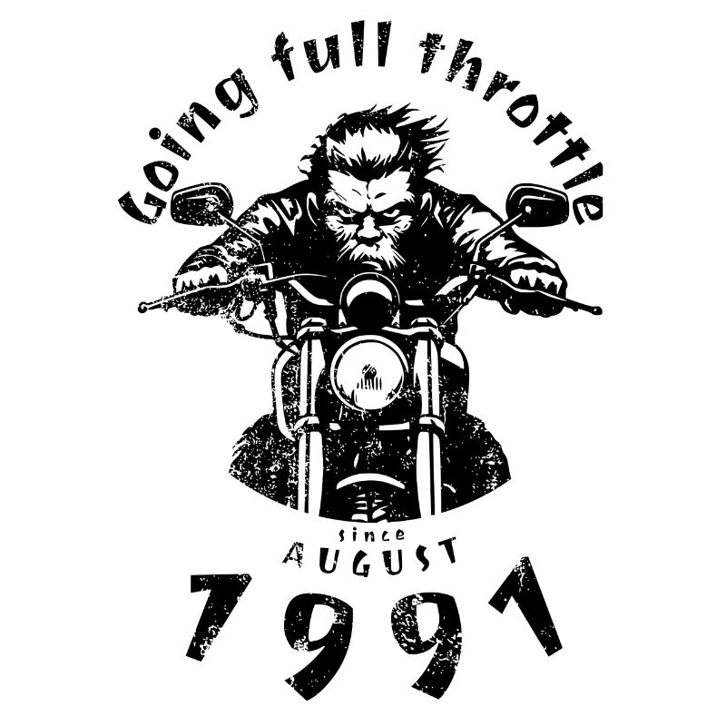 33. Geburtstag Going full throttle since 08/1991