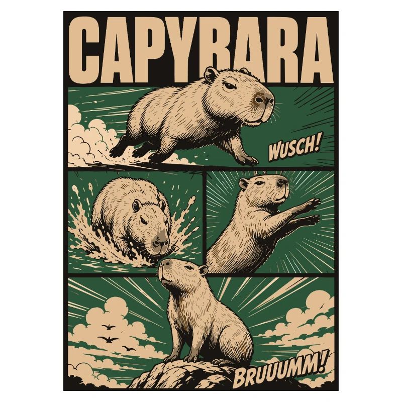 Chilliges Capybara Comic