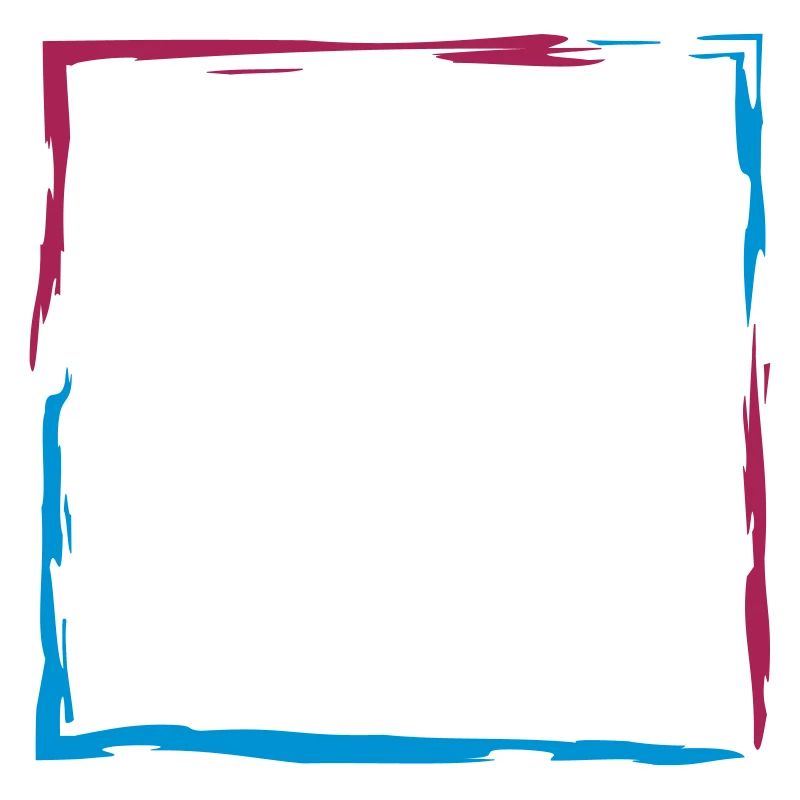 colorful frame square border square square pins