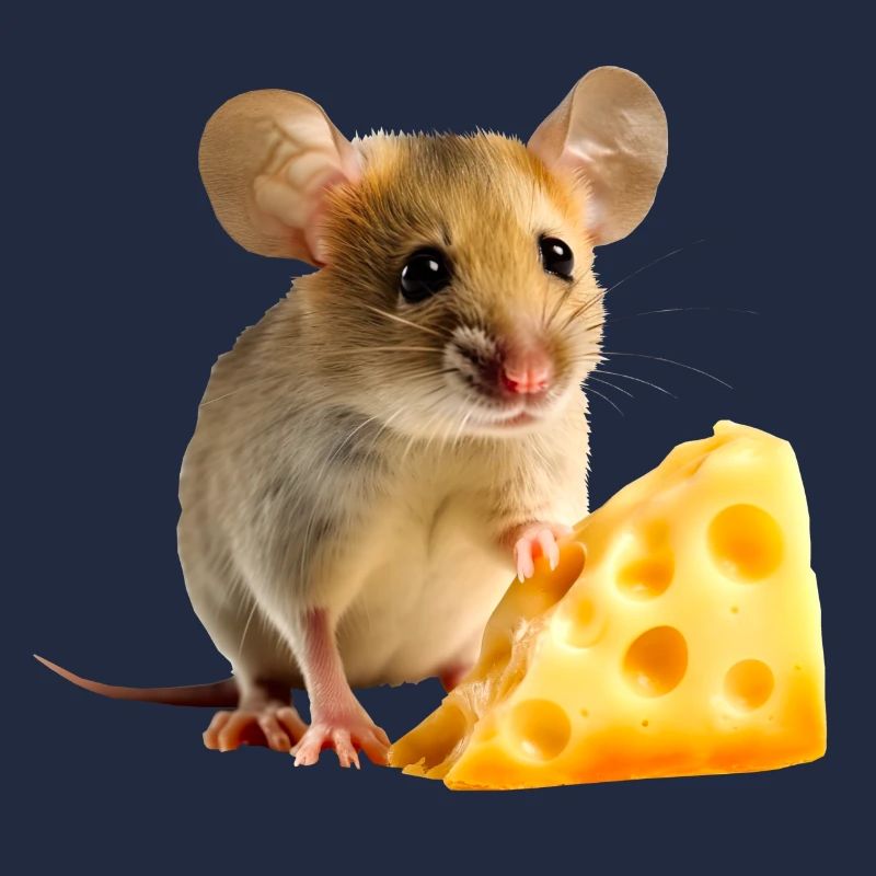 Maus mit Käse