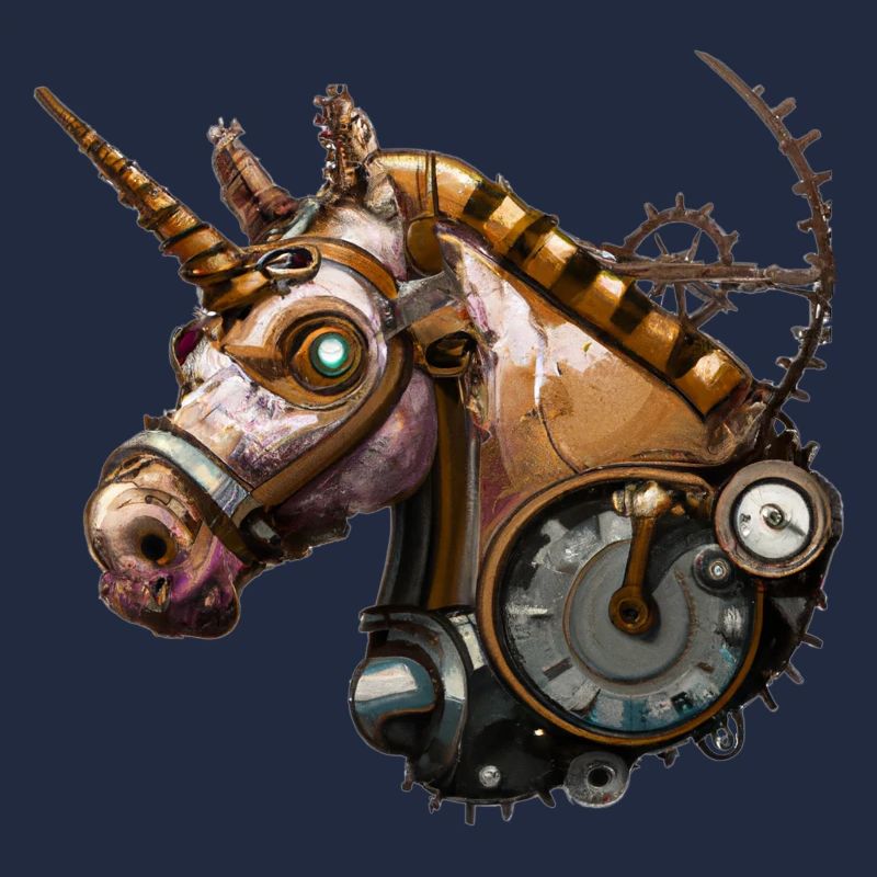 Steampunk Einhorn