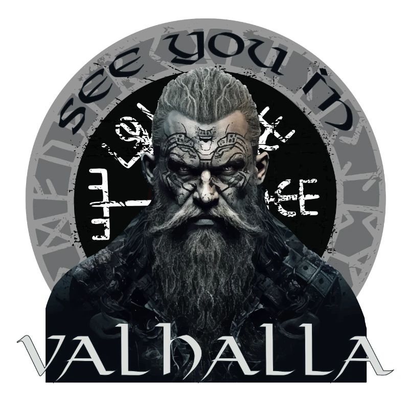 Wikinger Valhalla Nordmann Valhalla Vegvisir