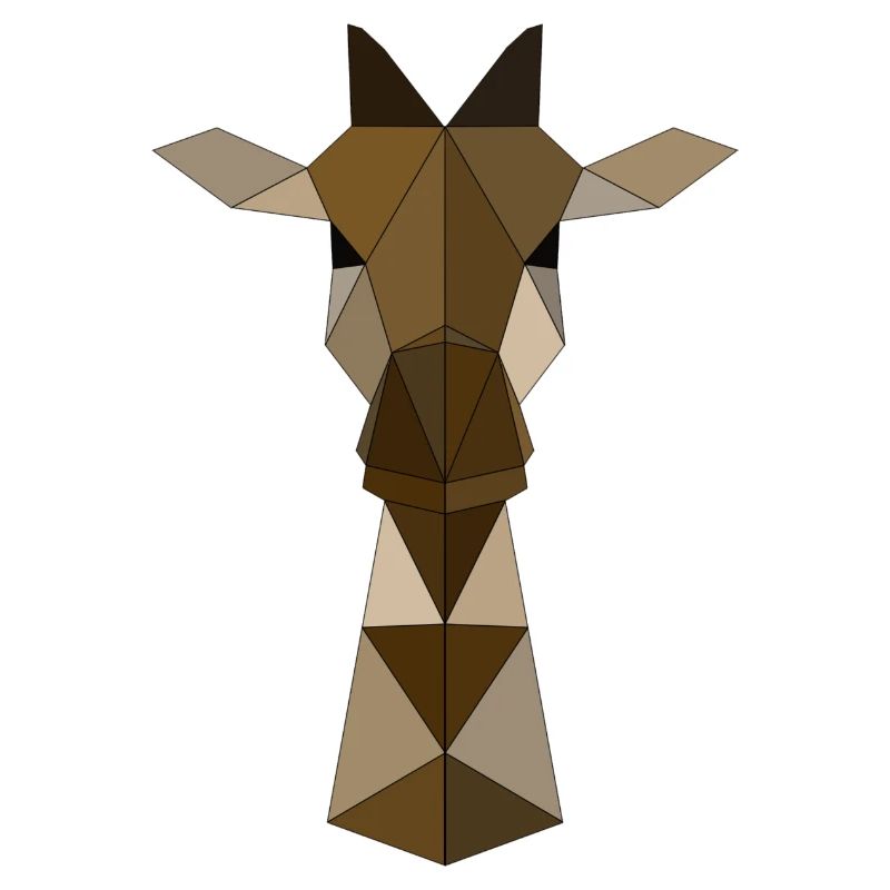 Giraffe geometrisch