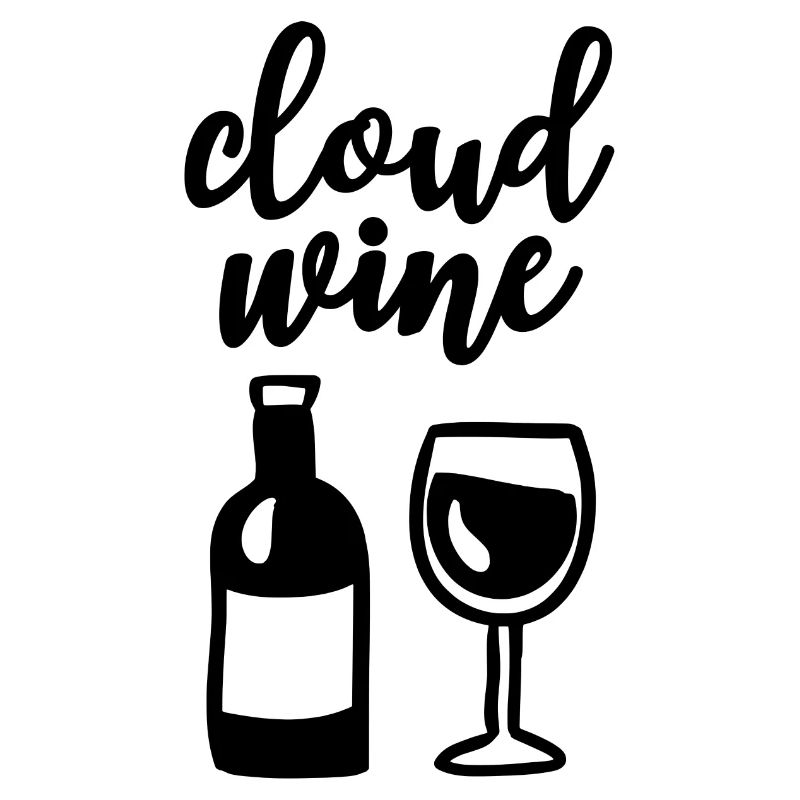 Cloud Wine Wine Glass Wine Bottle Wine Lovers