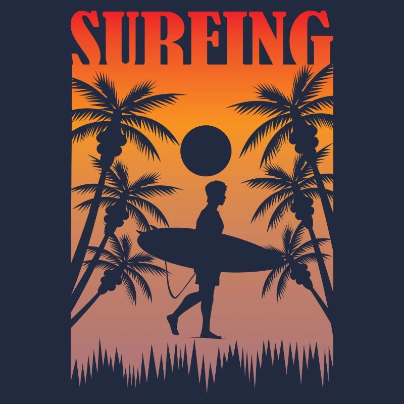 Surfing Surfboard Surfer Gift Idea