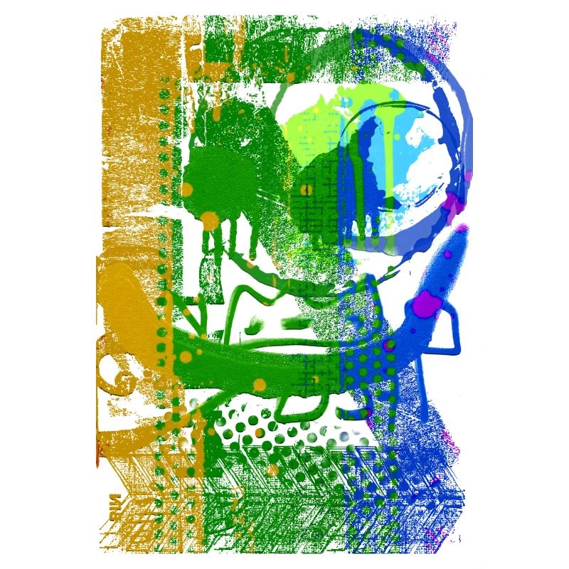 Graffiti style Splash hip hop couleurs peintre couleur