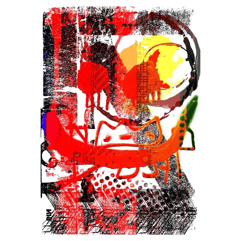 Graffiti style Splash hip hop couleurs peintre couleur