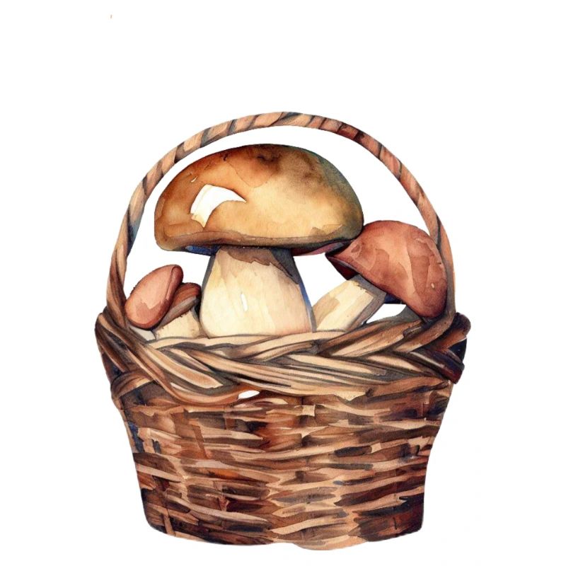 Cèpes dans un panier
