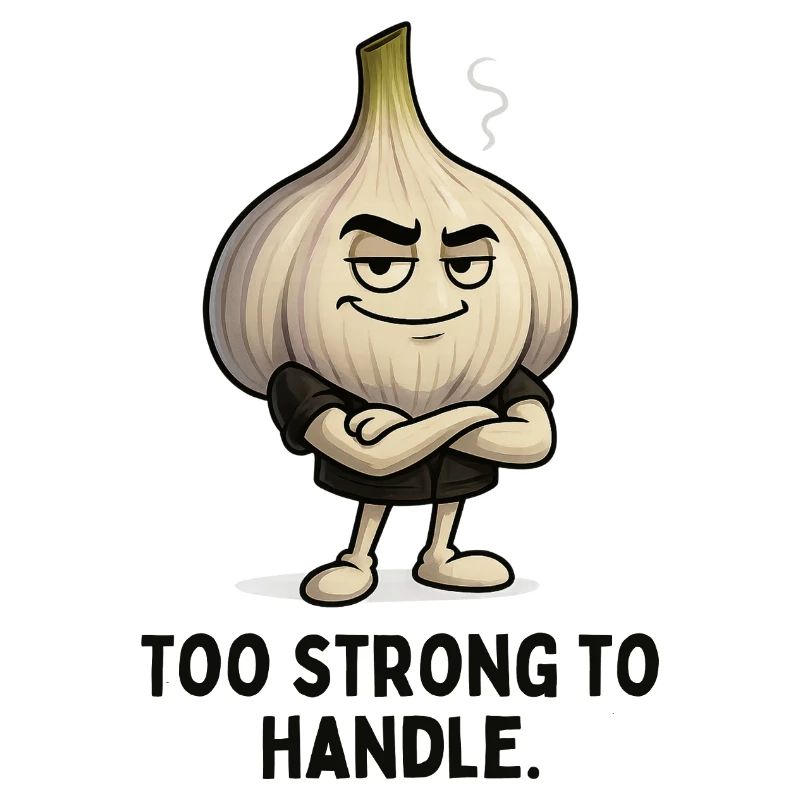 Too strong to touch garlic