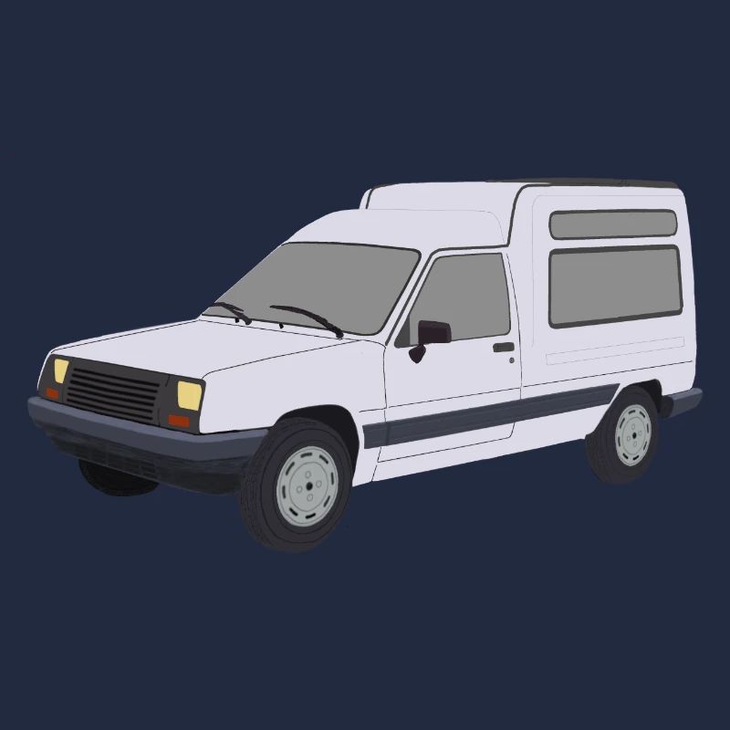 White Rapid Express Van Car