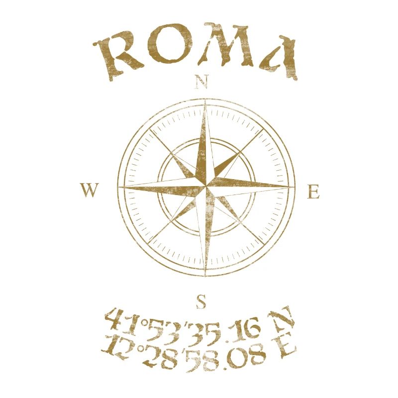 Compass GPS coordinates Roma
