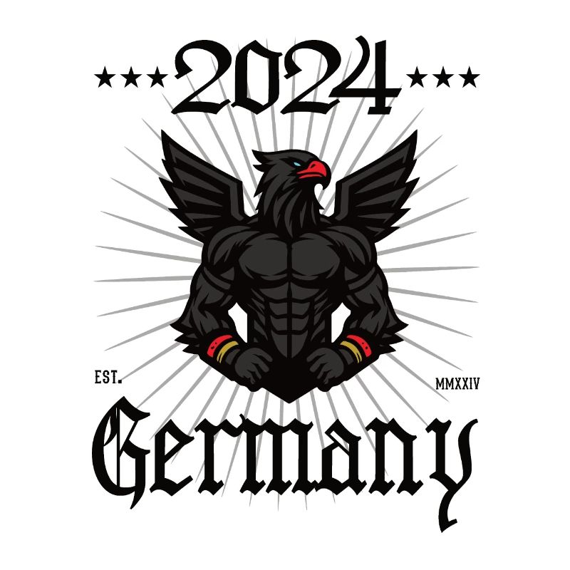 Allemagne Design avec le Bodybuilder Eagle