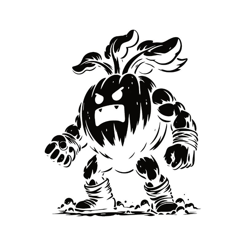 Monster Pumpkin Kaiju Design