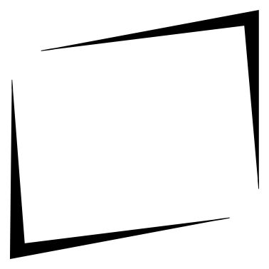 Rectangle de bouclier cool