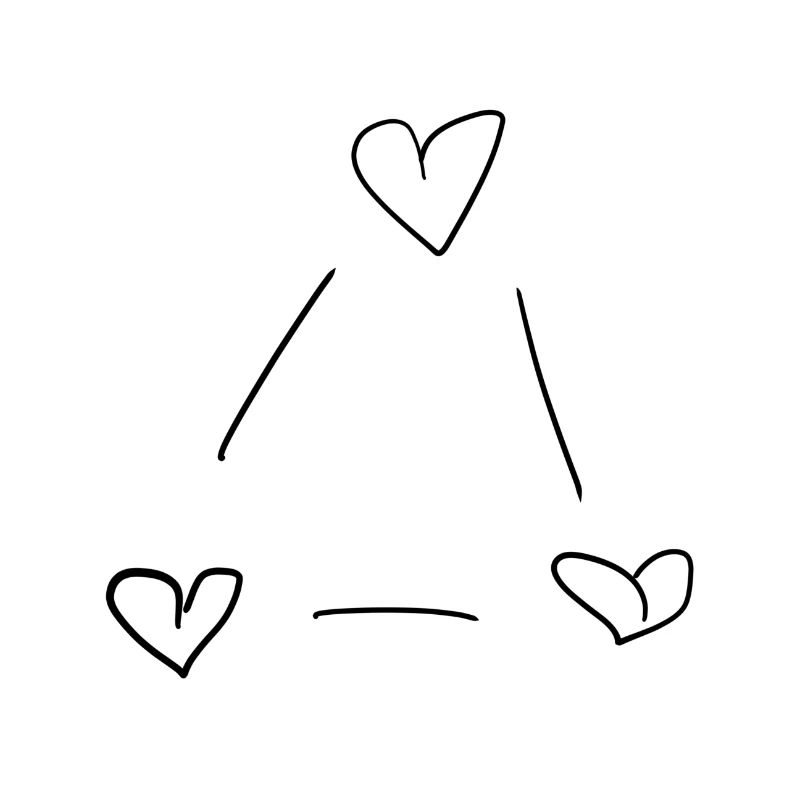 triangle heart