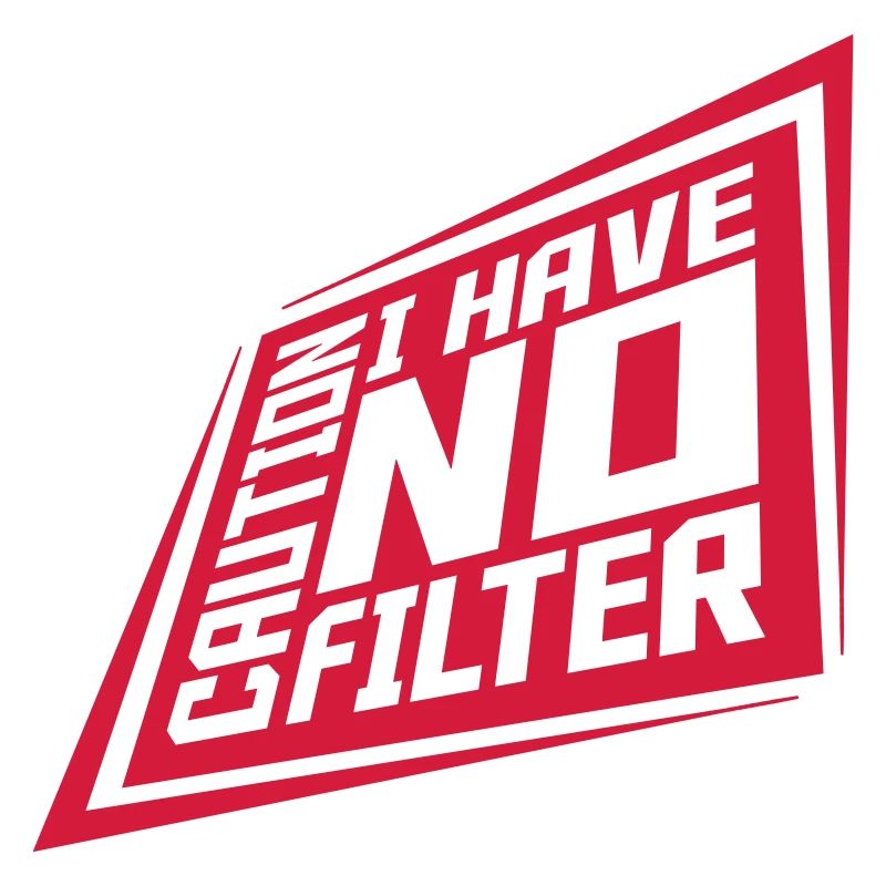 caution no filter Zitat