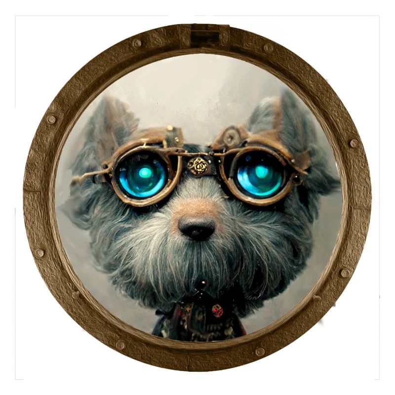 chien steampunk