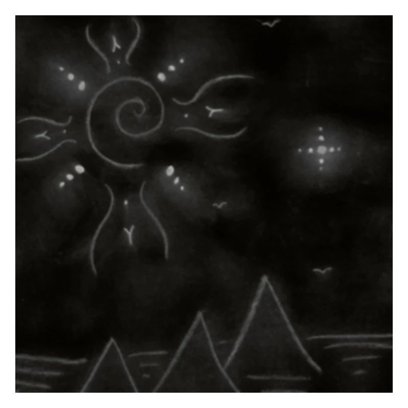 INVERTED SUN AND PYRAMIDS