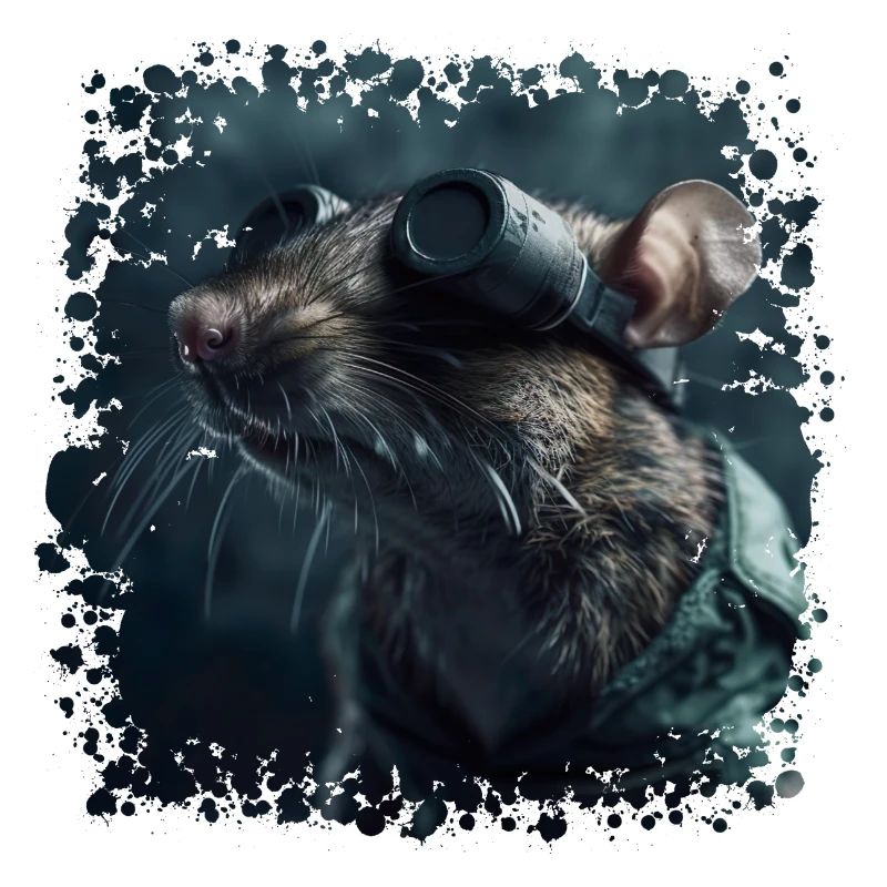 Rats see poorly