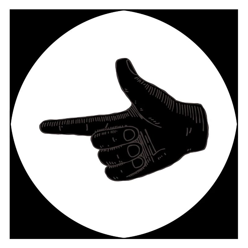 Cercle transparent avec des bords noires