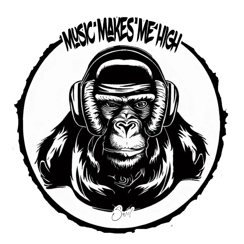 Music makes me high Monkey