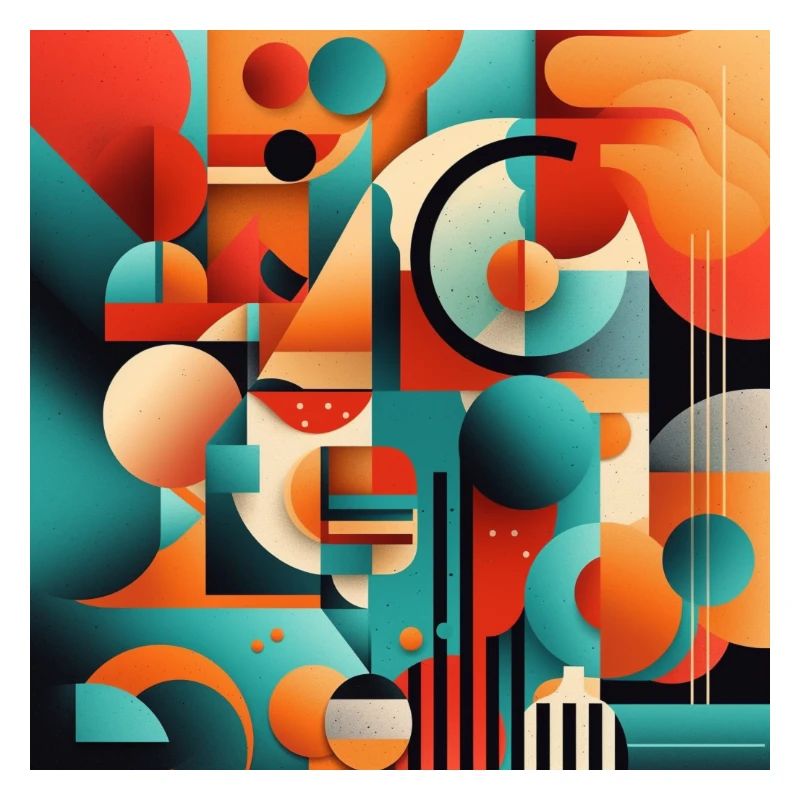 Abstrakte Kunstform