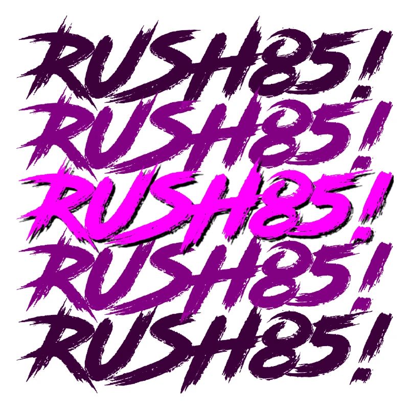 Synthwave / Cyberpunk Title Design RUSH85! -Dunkel