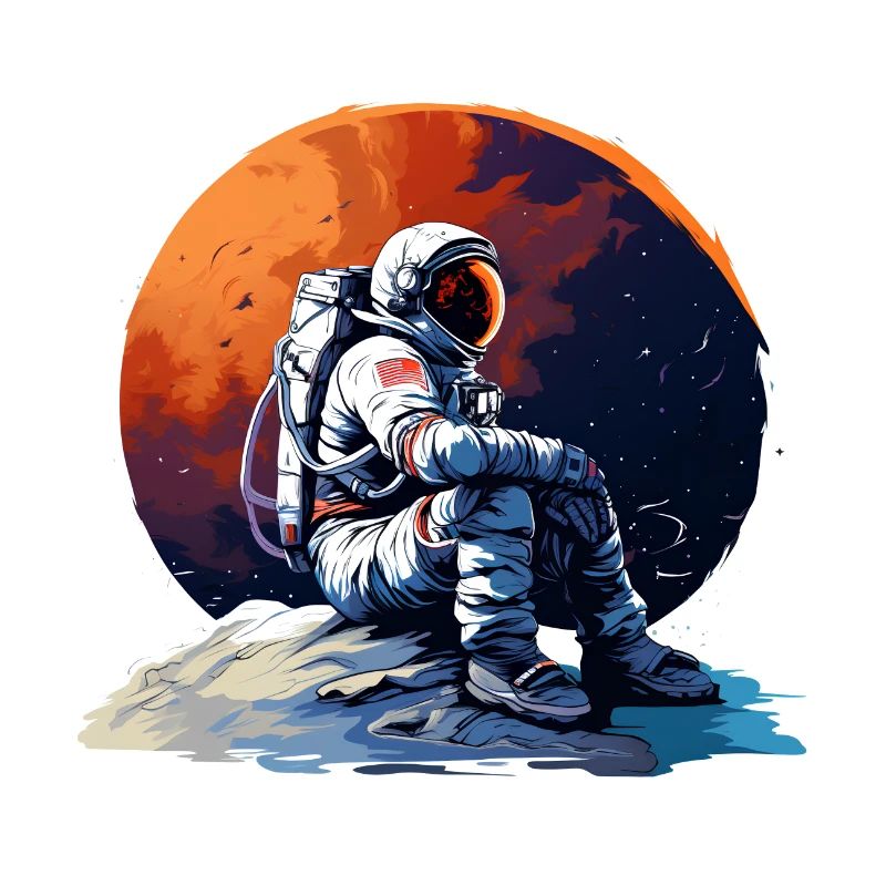 Gestrandeter Astronaut