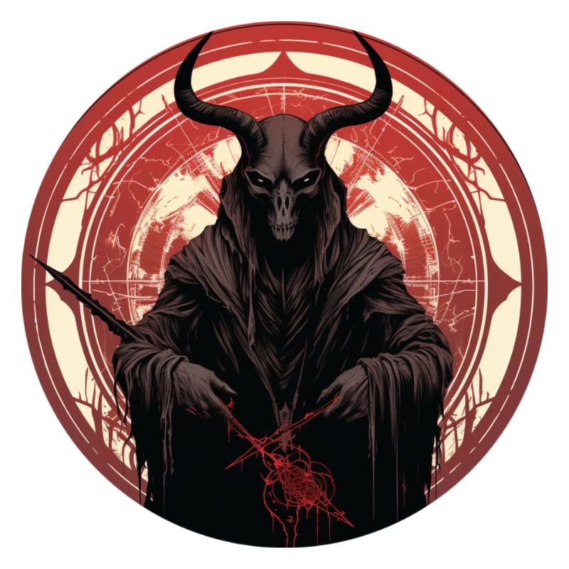 Demon Hunter Devil rund Design