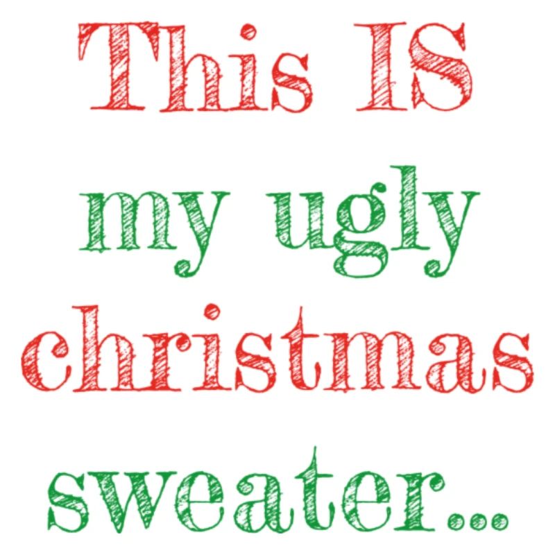 Pull de Noël moche