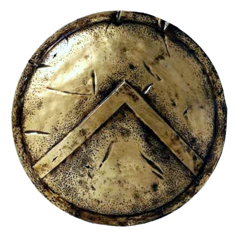 Spartan standard shield bronze Ancient Greece